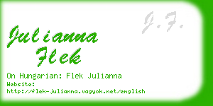 julianna flek business card